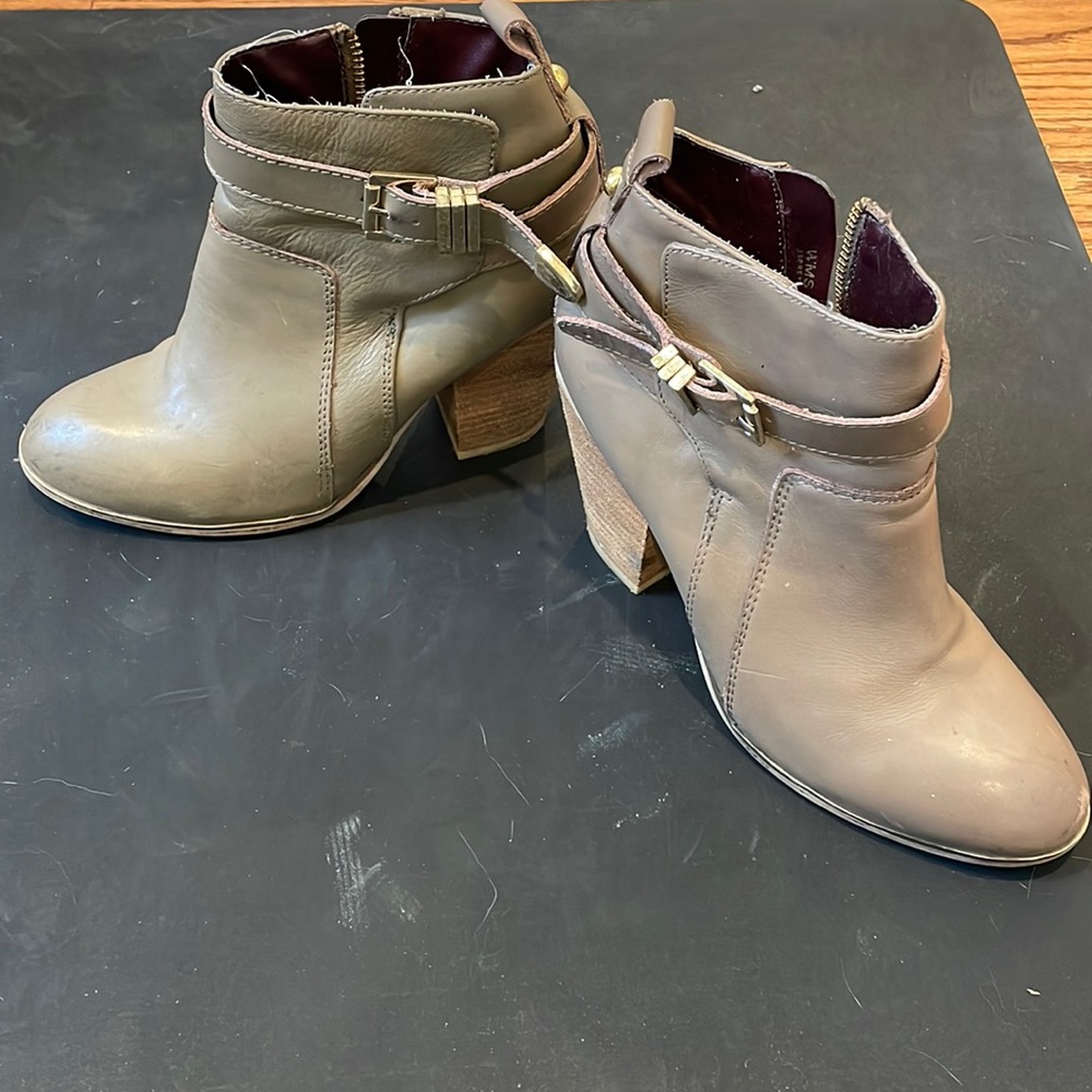 Worn booties, 3 in heel